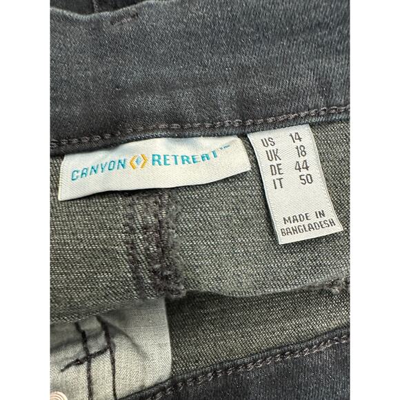 Canyon Retreat Womens Denim Skirt Size 14 Modest Fit Minimalist Western - Picture 3 of 7